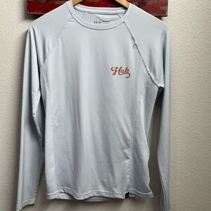 Huk Long‎ Sleeve Tee - White
